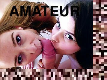 fête, amateur, énorme-bite, ados, pornstar, allemand, trio, point-de-vue, jeune-18, petite