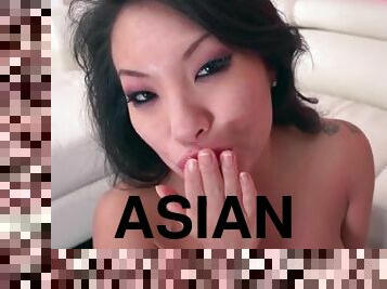 asiatisk, store-patter, hundestilling, fisse-pussy, anal, kæmpestor-pik, japans, sluge, tøs, sperm