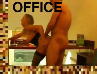 PORN NERD NETWORK Rough office sex with big tits Dutch blonde enjoying