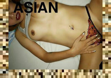 asiatique, point-de-vue, thaï, horny, lingerie, parfait, hooker, brunette