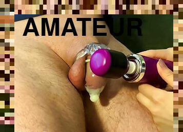 Handsfree Cum Extraction In Chastity