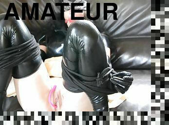 amateur, milf, jouet, bdsm, bas, ligotée, webcam, fétiche, latex, bâillonnement