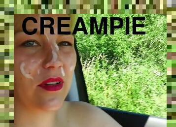 Driving Car With Of Cum On My Face