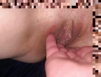 fisting, orgasm, fitta-pussy, kvinnligt-sprut, amatör, fingerknull, close-up