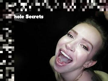 GloryholeSecrets - Hazel Paige Sucks Cock For A 2nd Time At The Gloryhole