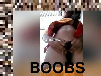 Today Exclusive- Cute Bangla Girl Showing Her Boobs