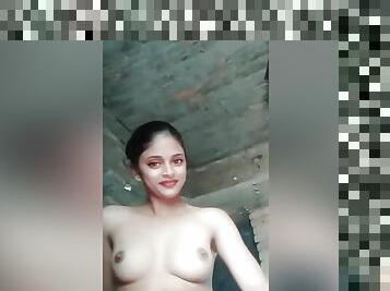 Hot Indian Village Girl Record Her Nude Video