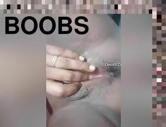Today Exclusive- Sexy Mallu Girl Showing Her Big Boobs And Wet Pussy Part 1