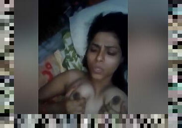 Desi Bhabhi Sucking Her Boobs And Fucked