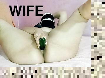 Wife Arab Cucumber Orgasm Pussy ???? ???????? ????? ???? ???