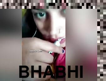 Today Exclusive- Horny Bhabhi Showing Her Pussy To Lover On Video Call Part 2