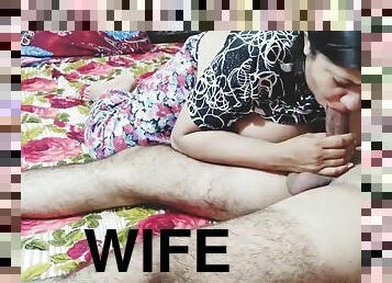 Today Exclusive- Sexy Paki Wife Sucking Hubby Dick Till Hubby Not Cum