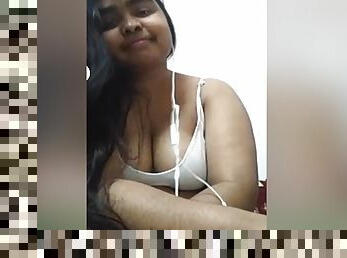 Today Exclusive- Sexy Desi Girl Showing Her Boob And Pussy Part 2