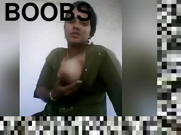 Today Exclusive- Sexy Mallu Girl Showing Her Boobs