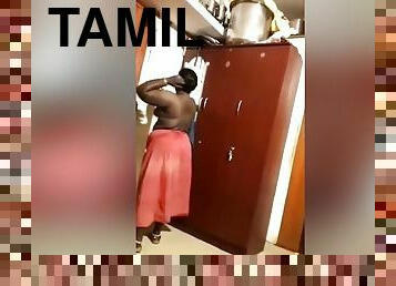 Desi Tamil Bhabhi After Bathing Video Record By Hubby