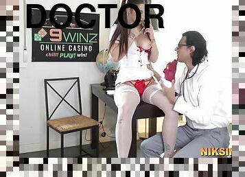 18 Years Old And Roma Amor - 18 Year Old Nurse Fucked By Old Doctor Inside The Clinic