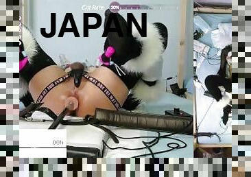 amatør, bøsse, japans, bdsm, maskiner, solo, bondage