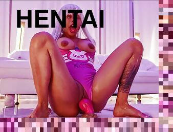 énorme, hardcore, compilation, hentai, gode