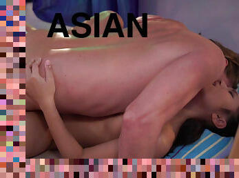 asiatisk, doggy, brystvorter, fest, pussy, amatør, interracial, fingret, thai, ung-18