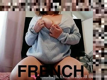 gros-nichons, masturbation, milf, française, culotte, gros-seins