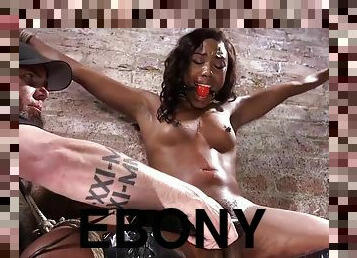 Ebony Bondage Princess Captured And Tormented!!