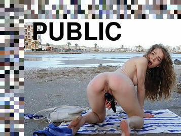 masturbation, en-plein-air, public, chatte-pussy, giclée, amateur, ados, jouet, plage, doigtage