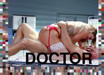 Nurse Kissa Sins raw fucked by the doc