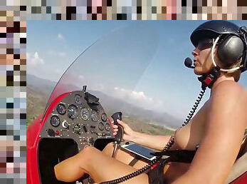 Naked Gyrocopter Girl