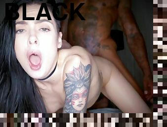 BLACKEDRAW Canadian girlfriend takes huge bbc in her ass