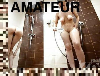 banyo-yapma, büyük-göğüsler, amatör, kam, sapık-voyeur, duş, gizli