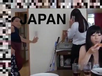 Naughty japanese teen girls orgy