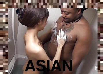 asiatique, gros-nichons, énorme-bite, interracial, hardcore, japonais, ejaculation-interne, black, ejaculation, bite