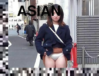 asia, umum, sayang, jepang, kamera, pengintipan, upskirt-bagian-dalam-rok, celana-dalam-wanita, kecil-mungil