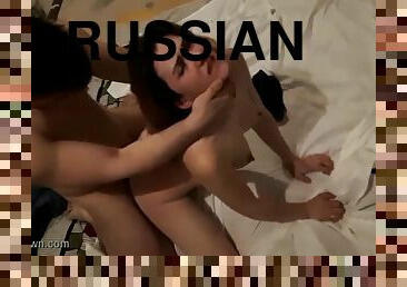 Beautiful 18yo girl russian sexwife with lover and husband