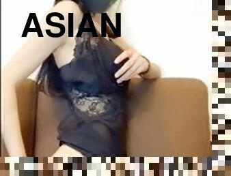 asiatique, amateur, webcam, solo