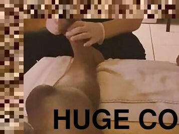 Big cock in front of pedicure  Part 01