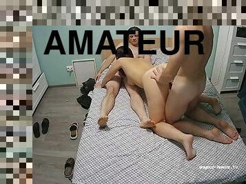 amateur, hardcore, cam, voyeur, trio, caché