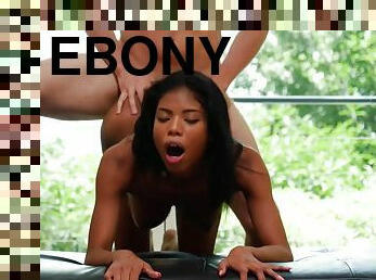 Stunning ebony tart Nia Nacci porn video