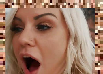 Watch as a big hard cock goes balls deep in Kenzie Taylor's ass