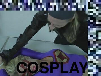 Cosplay busty MILF kinky porn video