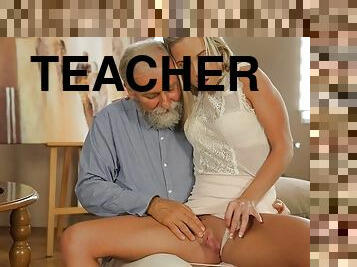 baba, mastürbasyon-masturbation, yaşlı, öğretmen, genç, sürtük, genç-18, sarışın, daha-yaşlı, ufak-tefek-kadın