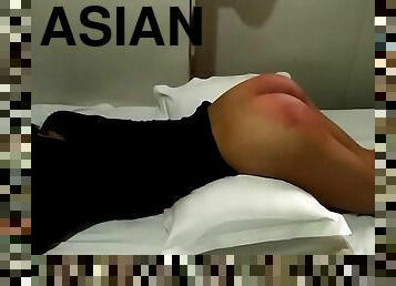 asiatisk, babes, tenåring, bdsm, fetisj, kineser, spanking