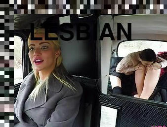 Lesbian Taxi Trio Wild Orgasms 1 - Female Fake Taxi