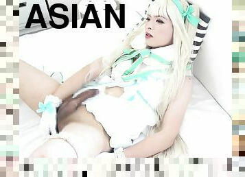 Asian t-girl amazing xxx video