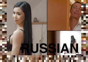 Hot Russian Alina Crystall fucks Ricky Rascal