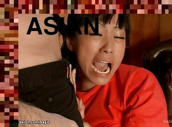 Asian inmate assfuck in country cabin