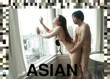 asiático, traseiros, teta-grande, cona-pussy, magro, babes, japonesa, dedos, suja, beijando