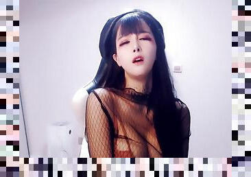 Cute asian teen webcam erotic show