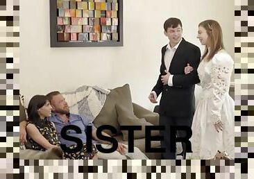 Step Sisters Proposal - 18yo teen bride tiffany watson gets ready for the wedding