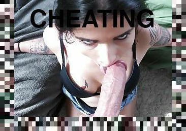 Cheating Girlfriend Caught On Tape